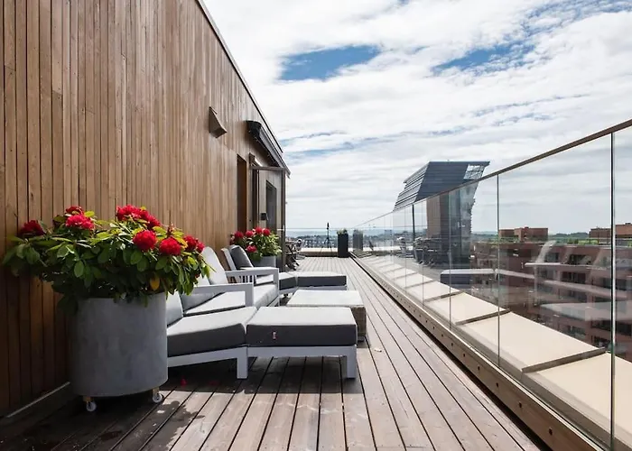 Luxury Penthouse In Oslo, Fjord View, Jacuzzi And Huge Terrasse