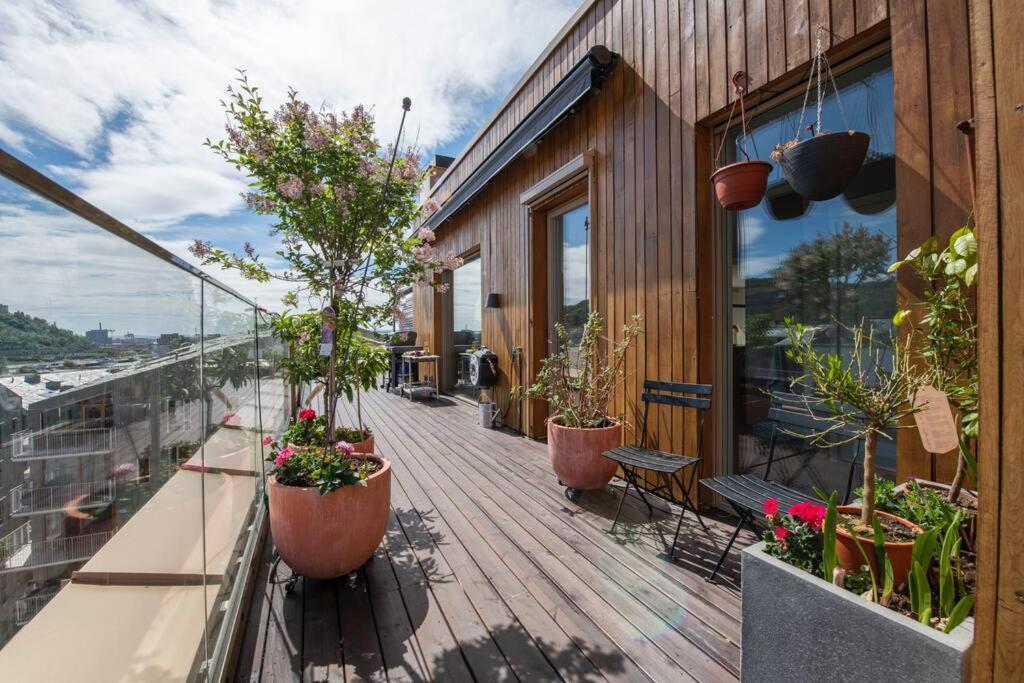 Luxury Penthouse In Oslo, Fjord View, Jacuzzi And Huge Terrasse Apartamento
