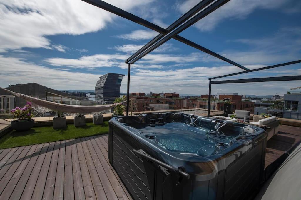 Luxury Penthouse In Oslo, Fjord View, Jacuzzi And Huge Terrasse Oslo